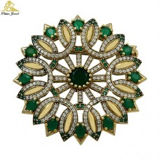 Gümüş Otantik Broş